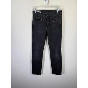 Marine Layer Jeans 30x29 Black Slim 5 Pocket Stretch